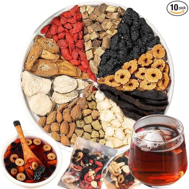 Ginseng Mulberry Wolfberry Tea – Health Nourishment for Fatigue & Body Deficiency (Men & Women) - Image 2
